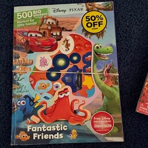 Disney Pixar Fantastic Friends Sticker Set - Red, Blue, Green